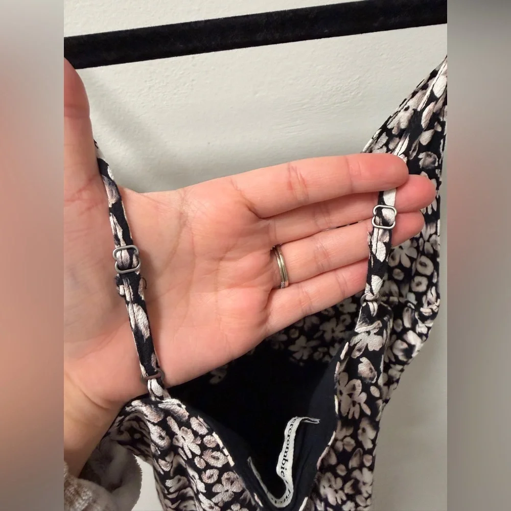 Abercrombie & Fitch Knot Front Slip Midi Dress - Picture 5 of 5